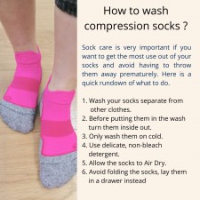 How to wash compression sock